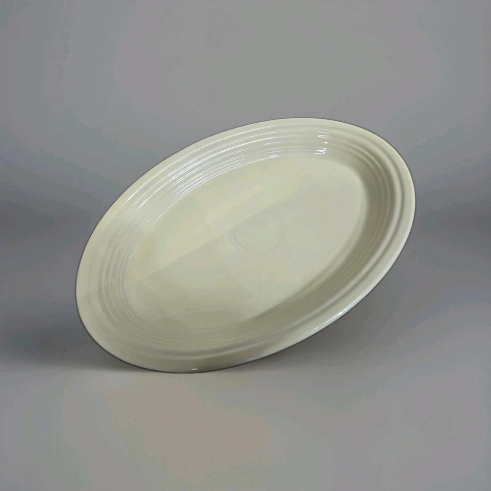 Fiesta HLC Yellow Large Oval Serving Platter 13.5
